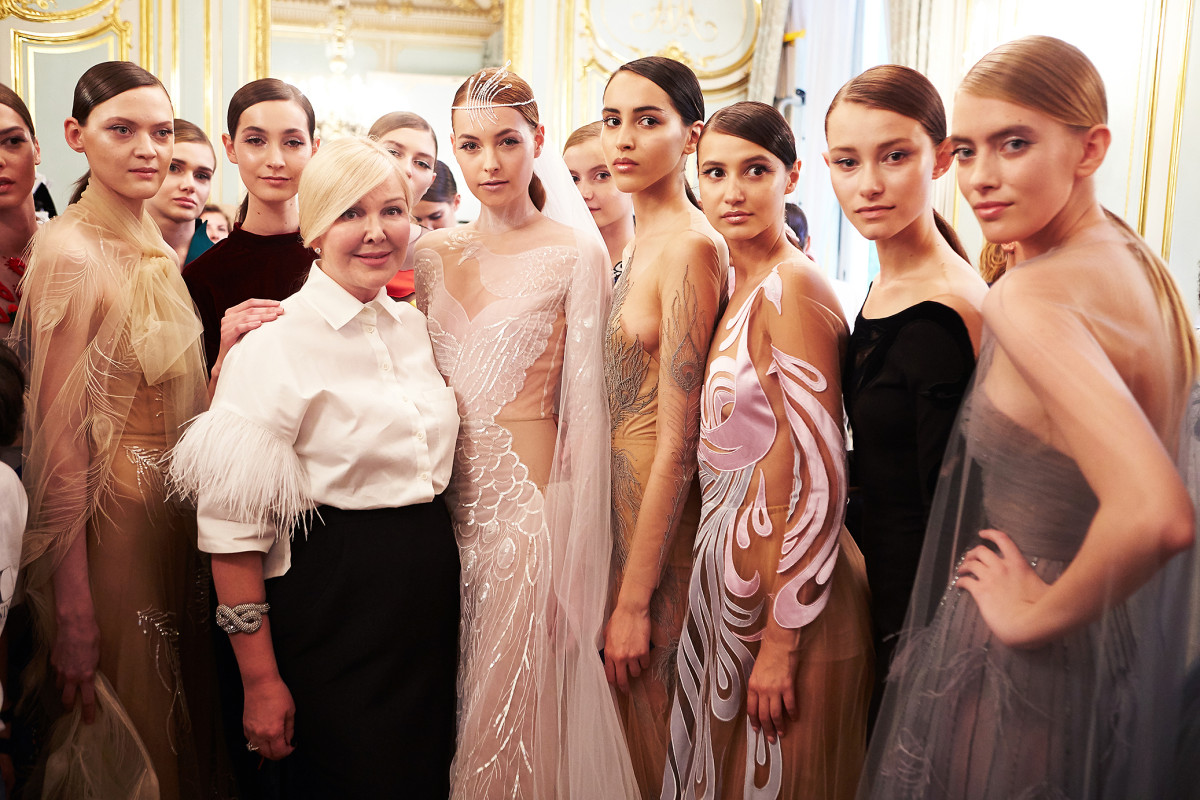 backstage Yanina Couture Haute Couture Paris Fashion week