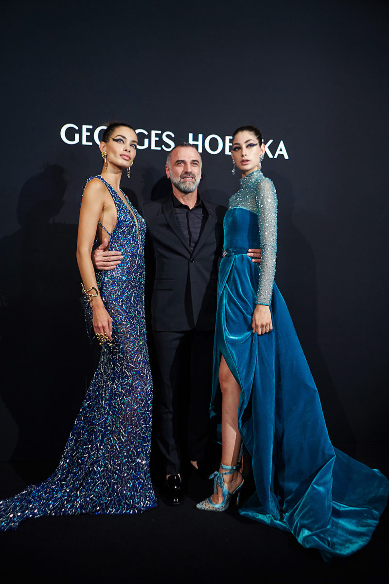Backstage Georges Hobeika. Haute Couture Paris Fashion week. Fall Winter 2018-2019