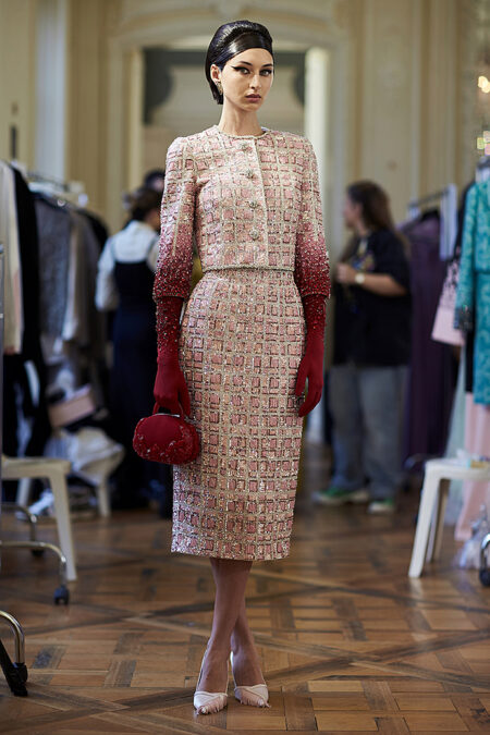 Georges Hobeika backstage photo. Haute Couture Spring-Summer collection in Paris.
